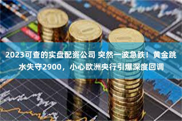 2023可查的实盘配资公司 突然一波急跌！黄金跳水失守2900，小心欧洲央行引爆深度回调