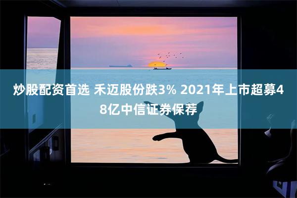 炒股配资首选 禾迈股份跌3% 2021年上市超募48亿中信证券保荐