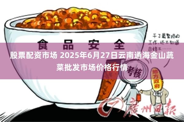 股票配资市场 2025年6月27日云南通海金山蔬菜批发市场价格行情