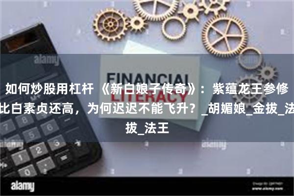 如何炒股用杠杆 《新白娘子传奇》：紫蕴龙王参修为比白素贞还高，为何迟迟不能飞升？_胡媚娘_金拔_法王