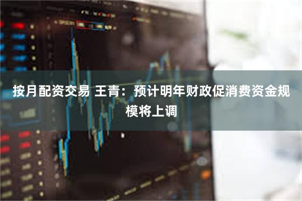 按月配资交易 王青：预计明年财政促消费资金规模将上调